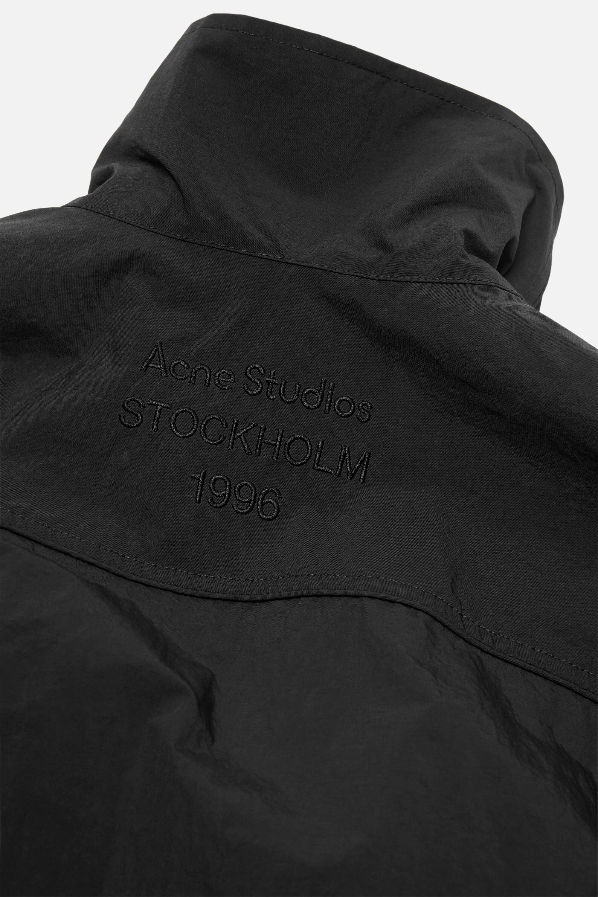Acne Studios - Nylon logo jacket - Black
