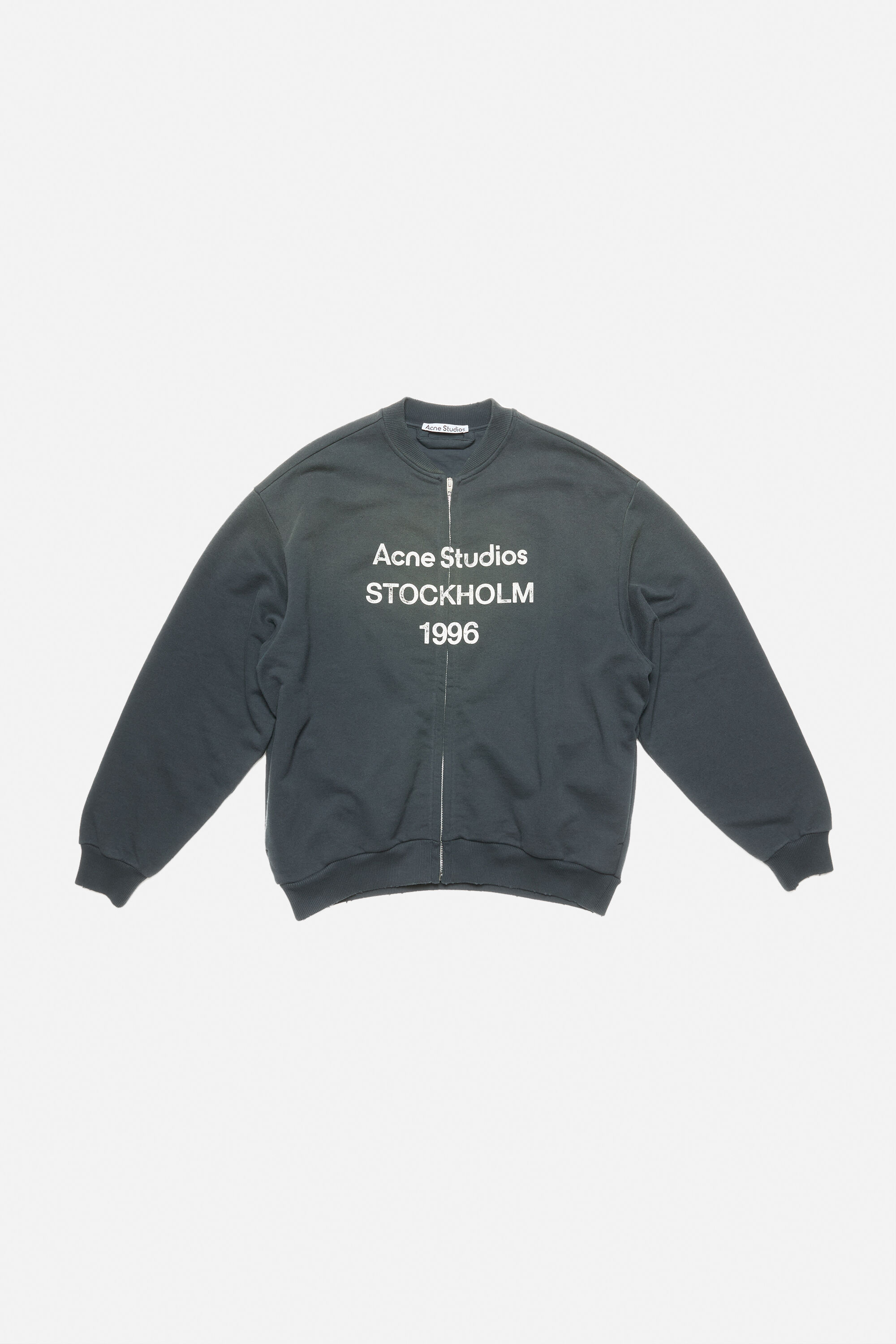 Acne Studios - ジップロゴスウェット - ブラック