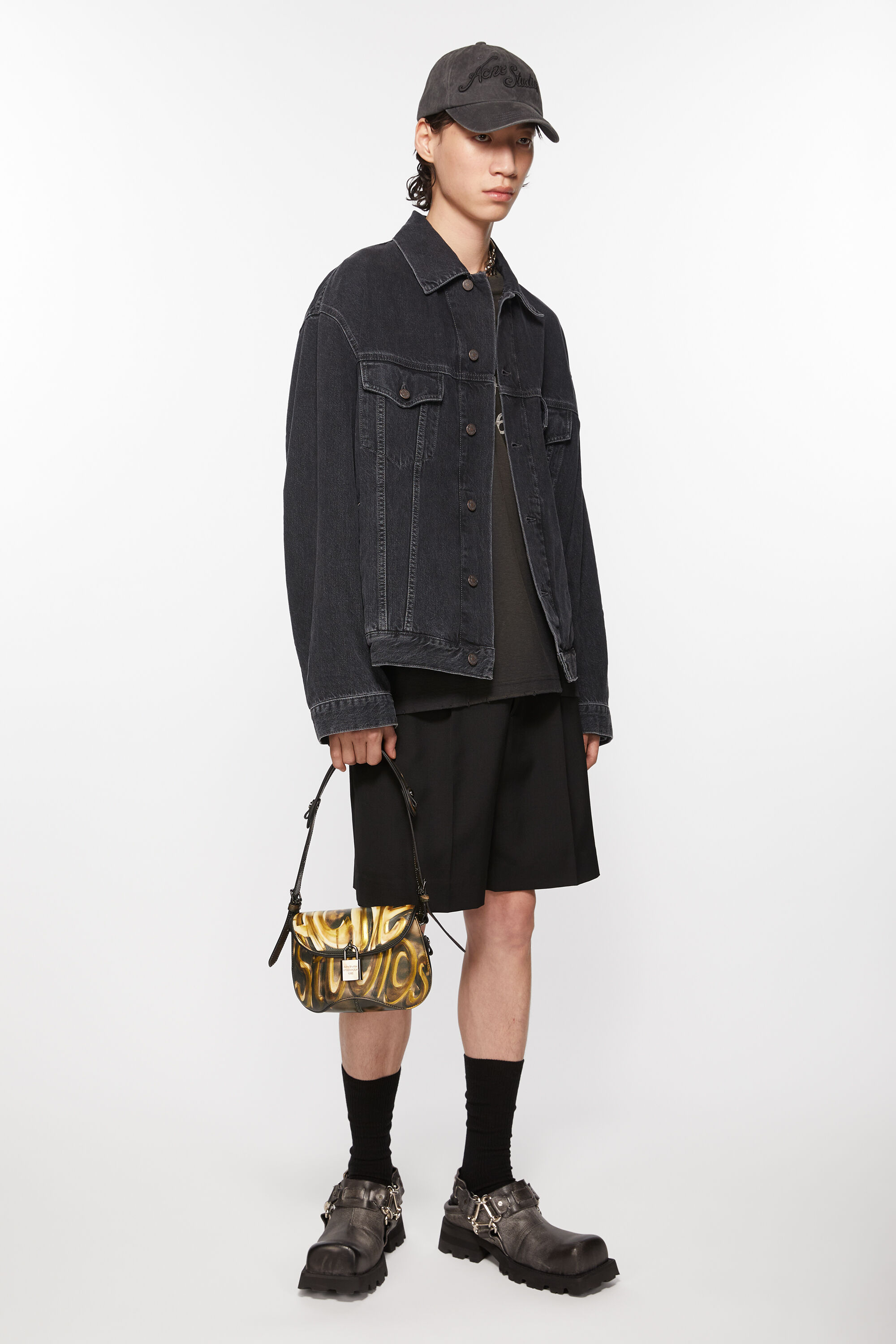 Acne Studios - デニムジャケット - リラックスフィット - ブラック