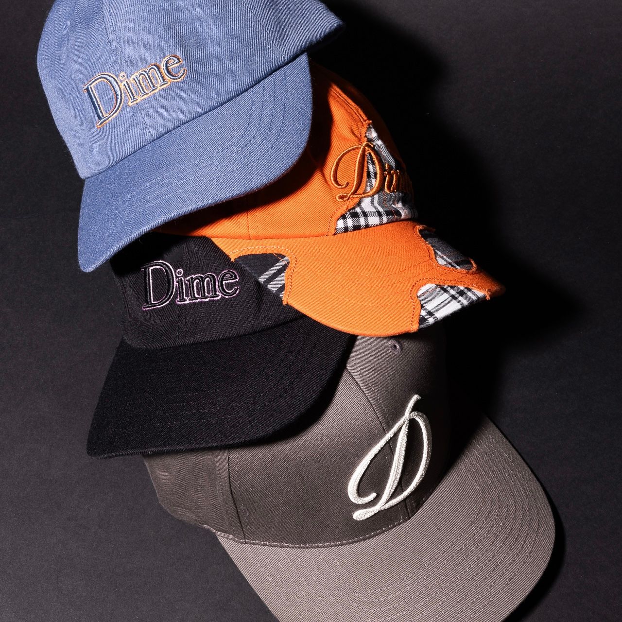 Dime - 【残りわずか】Cursive D Full Fit Cap | ACRMTSM ONLINE STORE