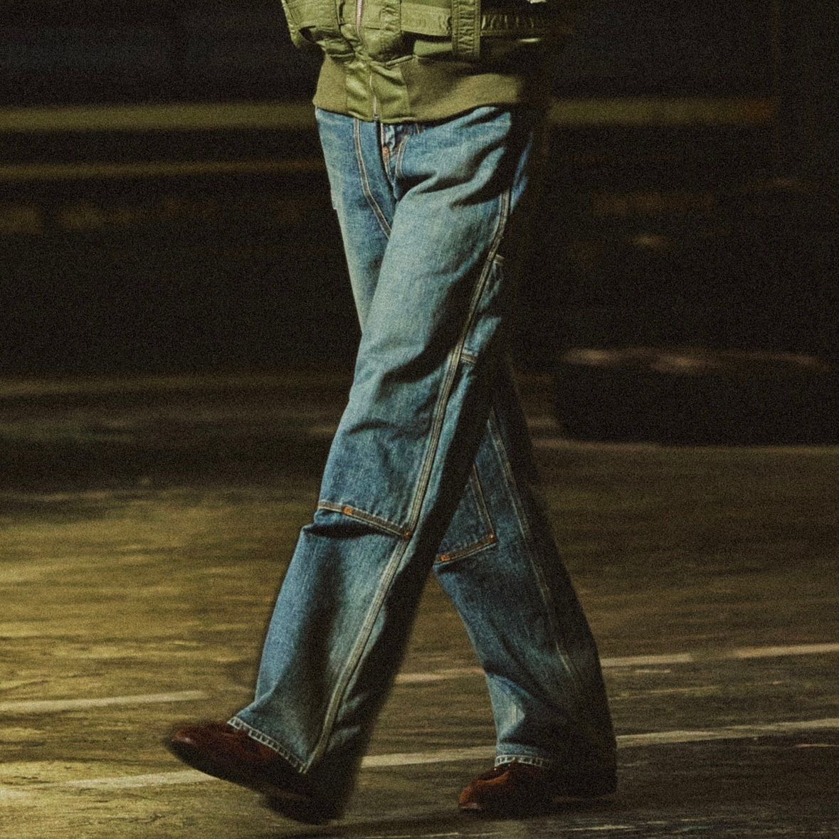 SUGARHILL - 【残りわずか】Faded Painter Double Knee Trousers