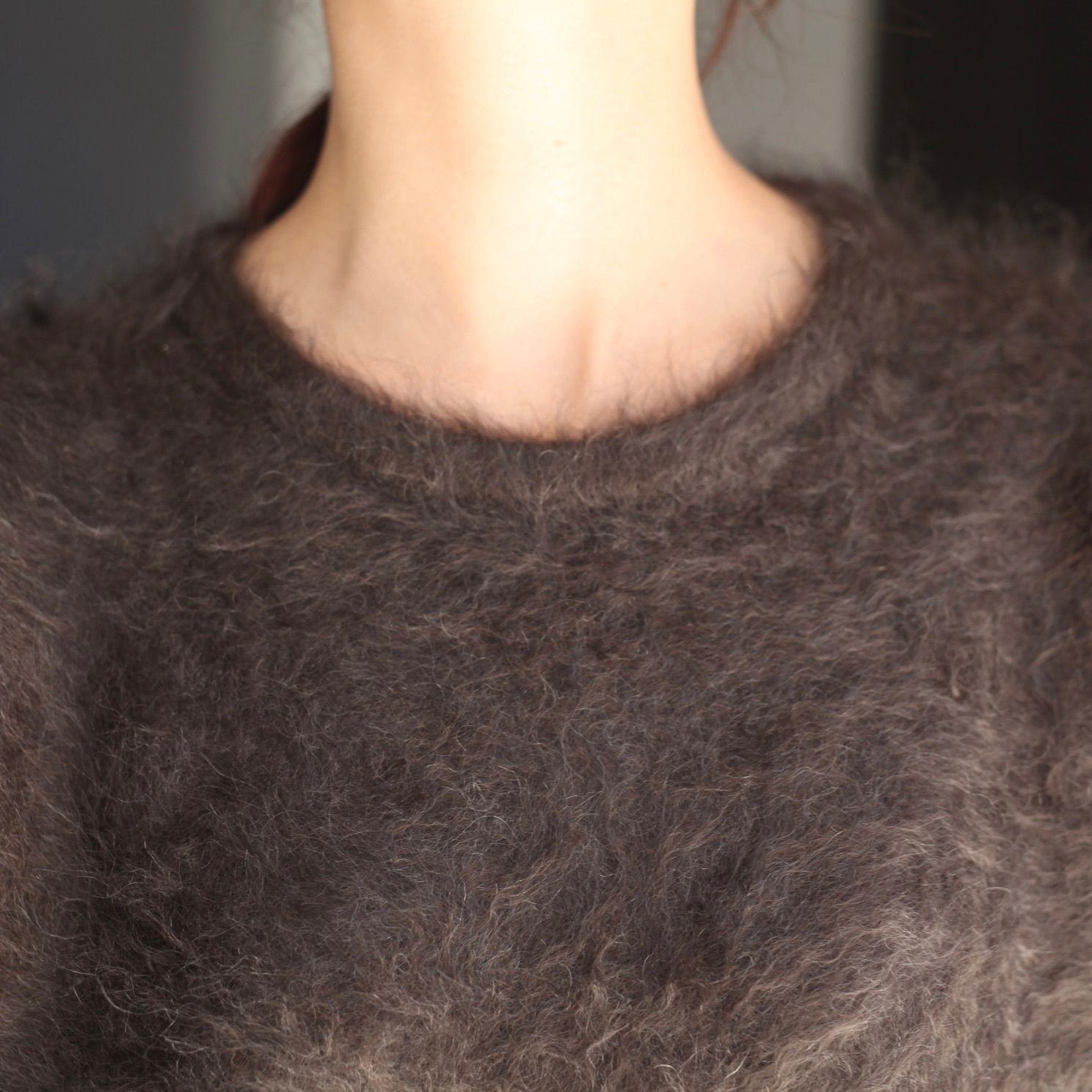 ssstein - 【残り一点】Cashmere Shaggy Knit Crew Neck LS | ACRMTSM