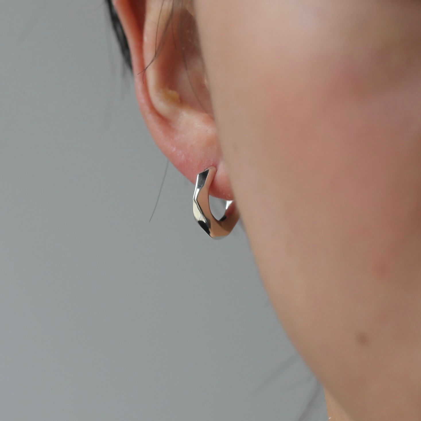 GARNI - 【残り一点】Crockery Pierce 右耳用(SILVER) | ACRMTSM