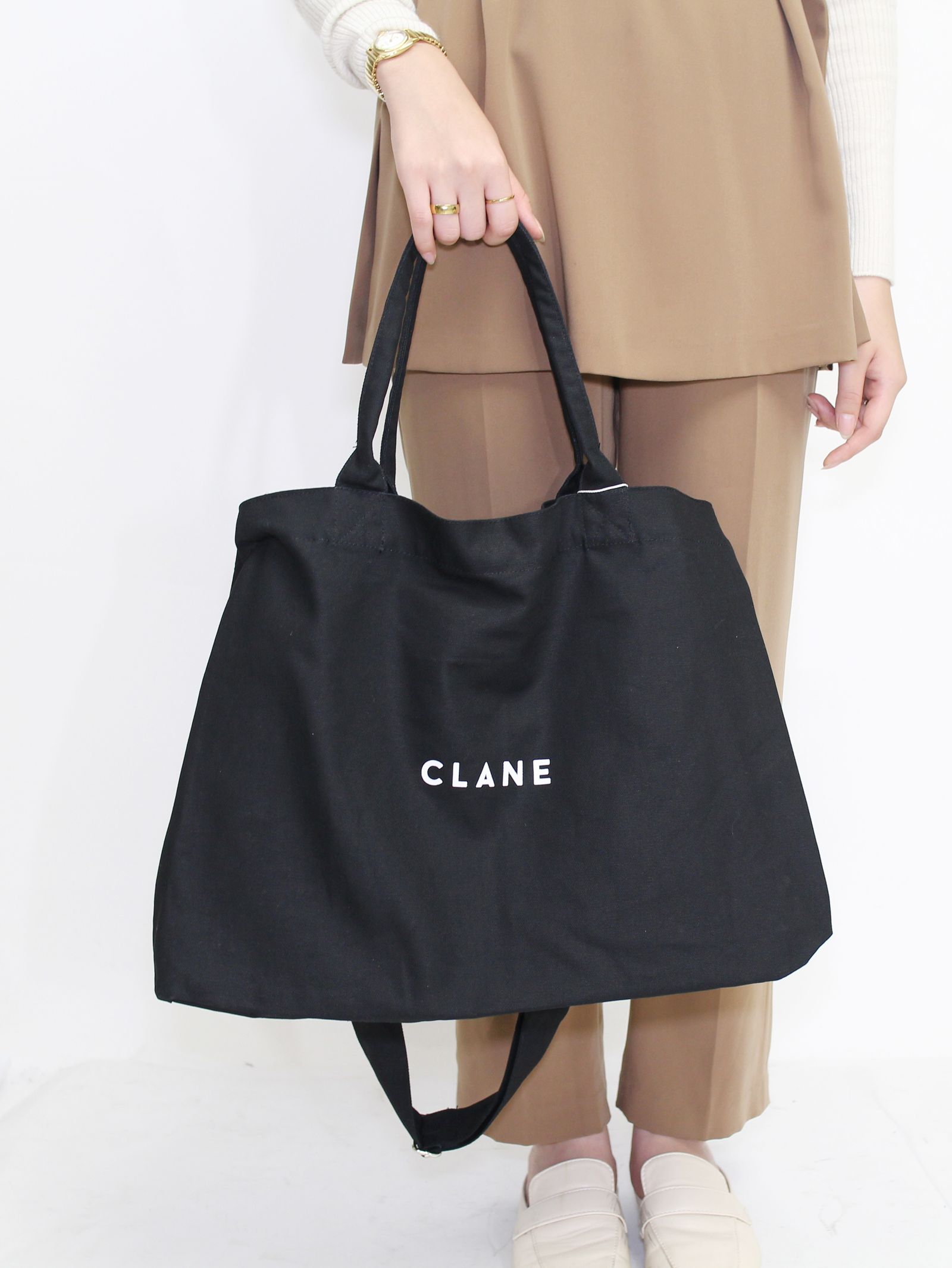 CLANE - マルチトートバッグ - MULTI TOTE BAG - BLACK | ADDICT WEB SHOP