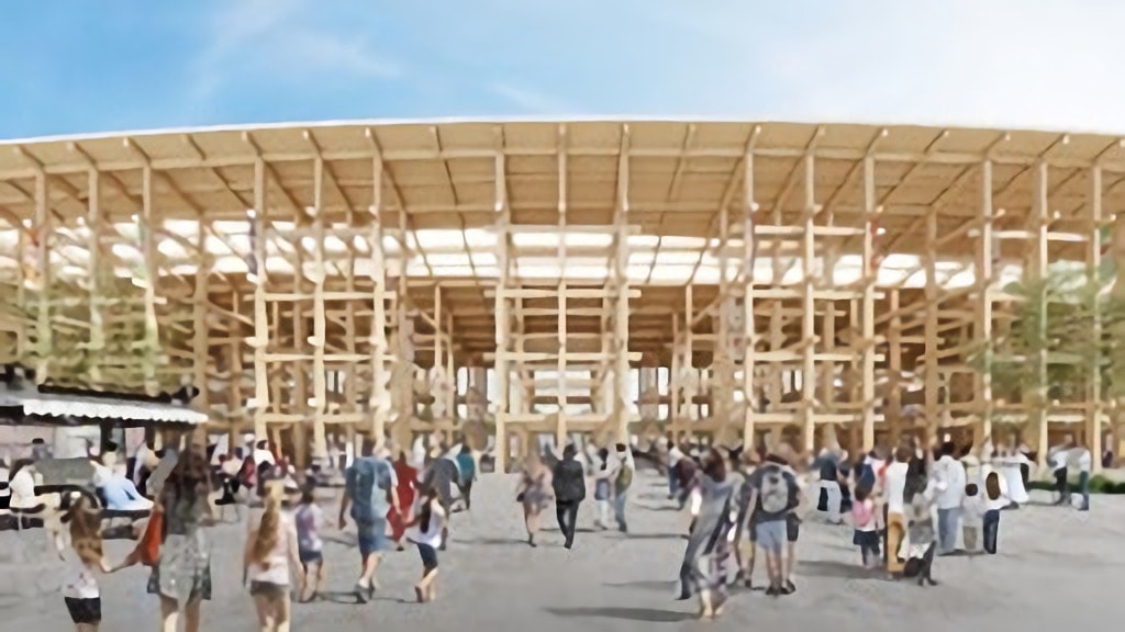 大阪・関西万博 EXPO2025 大屋根リングB2サイズ 大阪・関西万博 大屋根