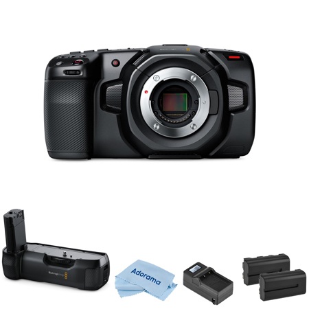 Blackmagic Pocket Cinema Camera 4K With BMD Battery Grip, 2