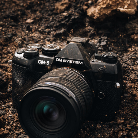 OM SYSTEM OM-5 Mark II Mirrorless Camera, Black with ED 14-150mm f