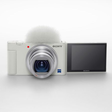 Sony ZV-1 Compact 4K HD Camera, White DCZV1/W - Adorama
