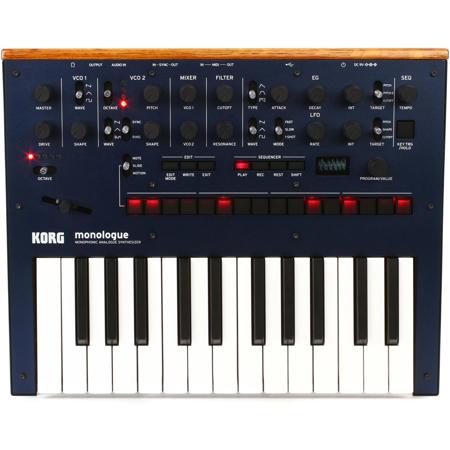 Korg Monologue 25-Key Monophonic Analog Synthesizer with 80