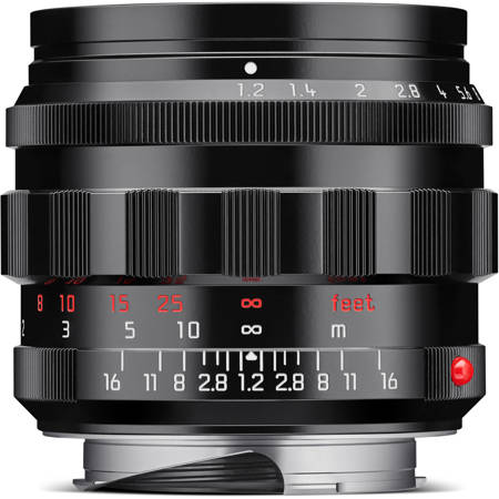 Leica 50mm f/1.2 Noctilux-M Aspherical Lens, Glossy Black 11731