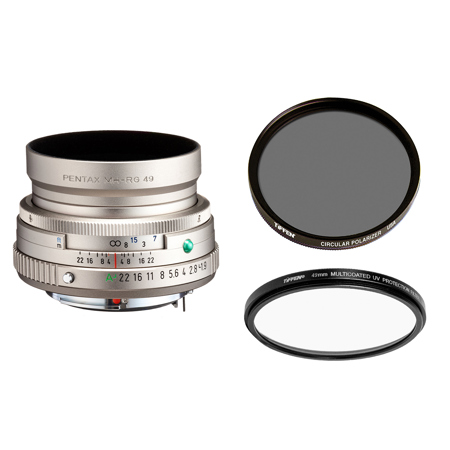 Pentax HD Pentax-FA 43mm f/1.9 Limited Lens, Silver, Tiffen 49mm