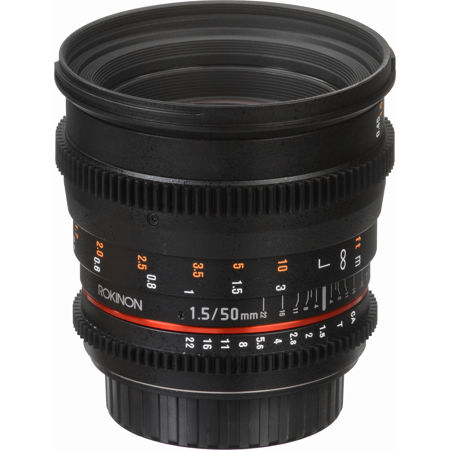 Rokinon 50mm T1.5 Cine DS Lens for Canon EF DS50M-C - Adorama