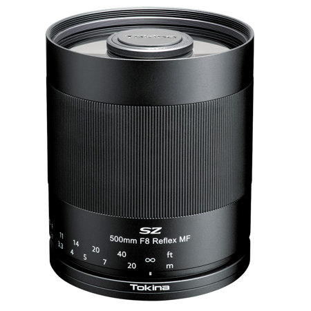 Tokina SZ 500mm f/8 Reflex MF Lens for Nikon F, Black SZMF500-N