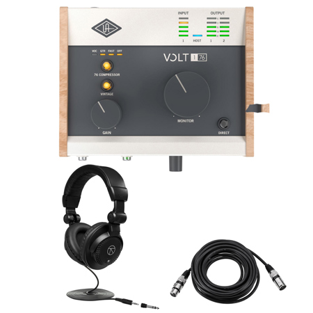 Universal Audio Volt 176 1x2 Audio/MIDI Interface, with Headphone
