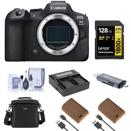 Canon EOS R6 Mark II Camera, Bundle with Essentials Kit 5666C002 AK