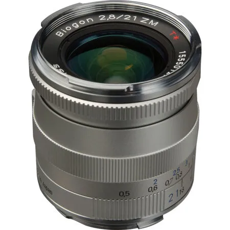 Zeiss 21mm f/2.8 Biogon T* ZM Lens for Leica M, Silver 1365-650
