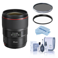 Canon EF 50mm f/1.2L USM Lens, Bundle with Tiffen 72mm UV and CPL