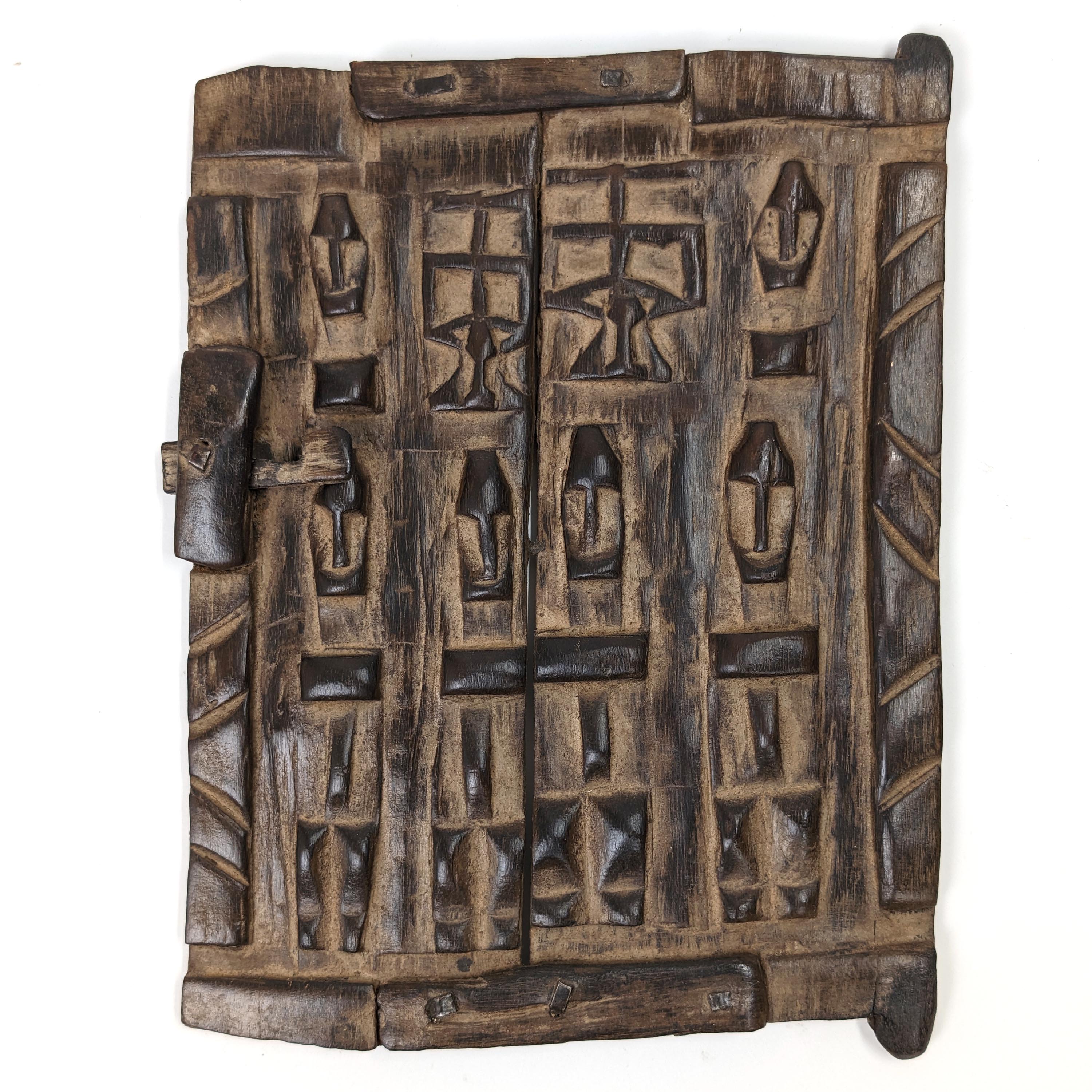 ドゴン族の扉 高さ30cm アフリカン プリミティブアート （p575-03