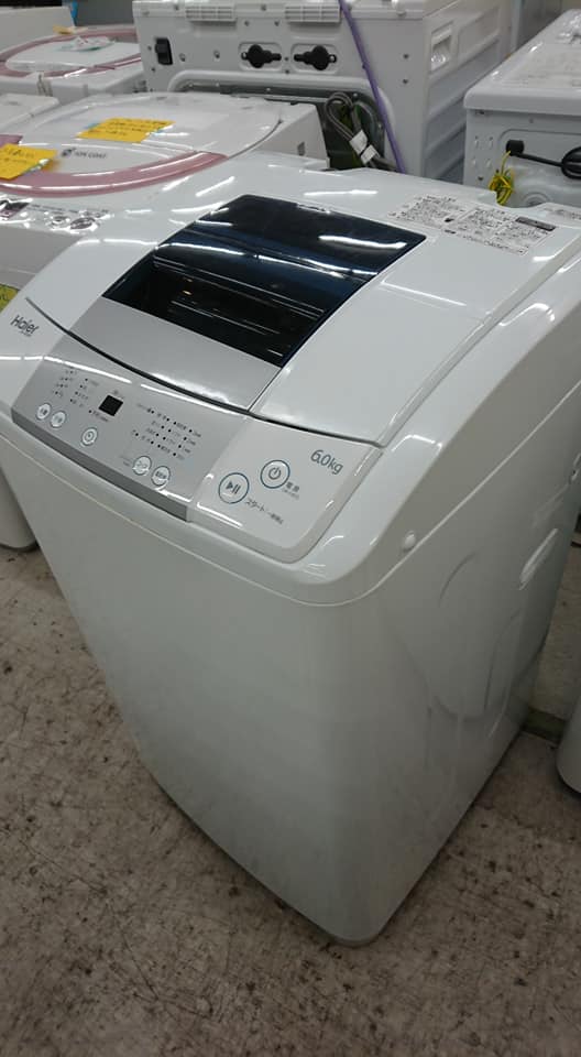 Haier（ハイアール） 洗濯容量6.0kg全自動洗濯機 「JW-K60M」 （2017年