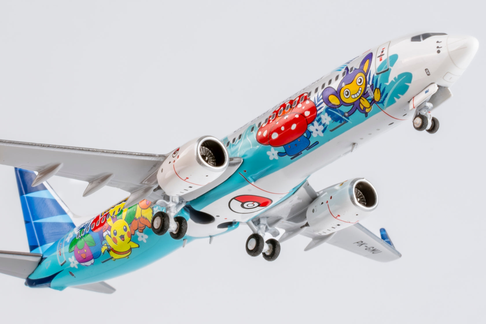 NG Models Garuda Indonesia Boeing 737-800/w PK-GMU 1/400 Aircraft