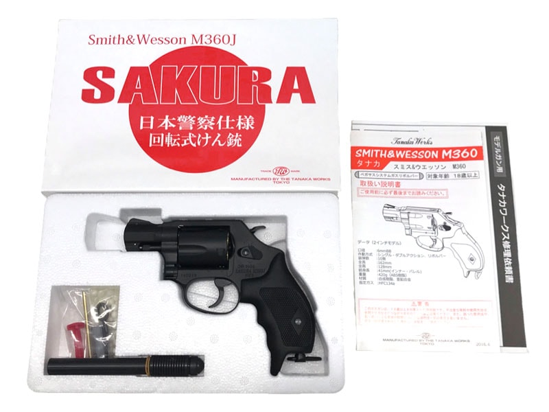 タナカ] S&W M360J SAKURA サクラ 38スペシャル 1-7/8 インチ HW