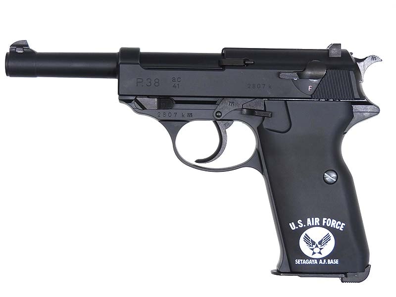 マルゼン] ワルサーP38 ブラック ガスブローバック GBB 世田谷ベース