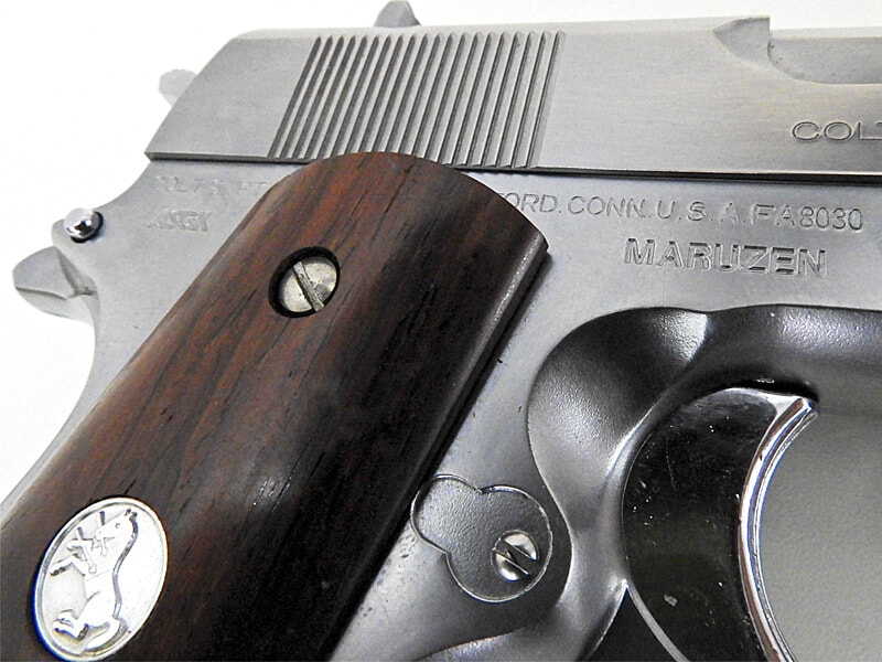 マルゼン] コルト ガバメント ステンレスカスタム 紫檀材ローズウッド