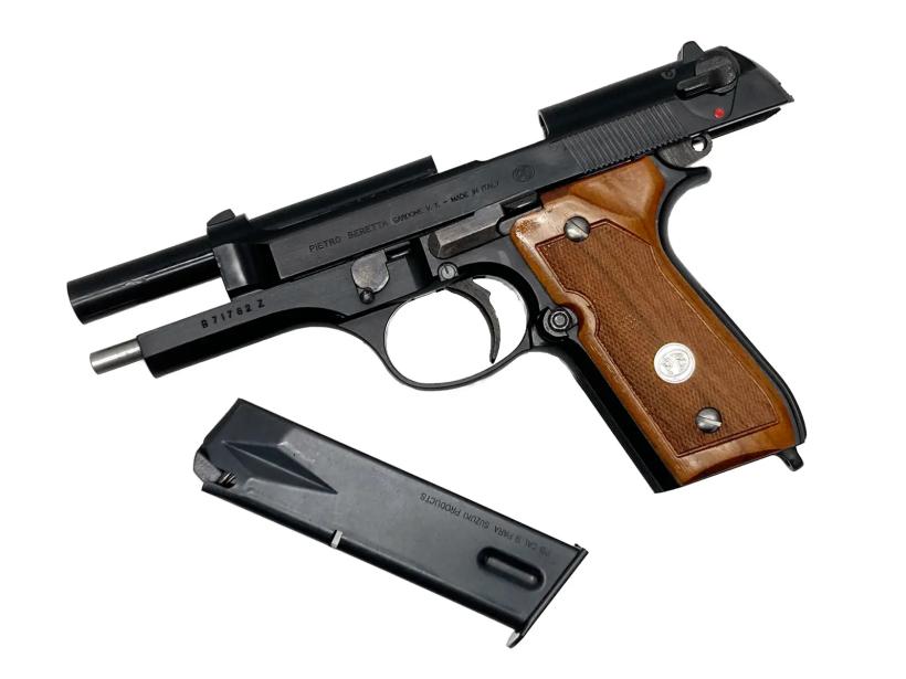 ACG_スズキ] ベレッタ M92SB ABS 発火モデルガン ヘアライン仕様 木製