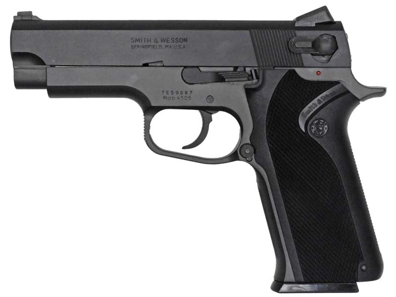 タナカ S&W M4505 41/4インチ ガス漏れあり タナカ S&W M4505 | 引き金