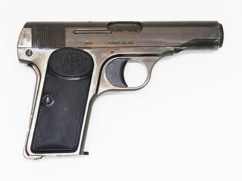 レプリカ] ブローニング 1910 メタルフィニッシュ 固定ガスガン (中古