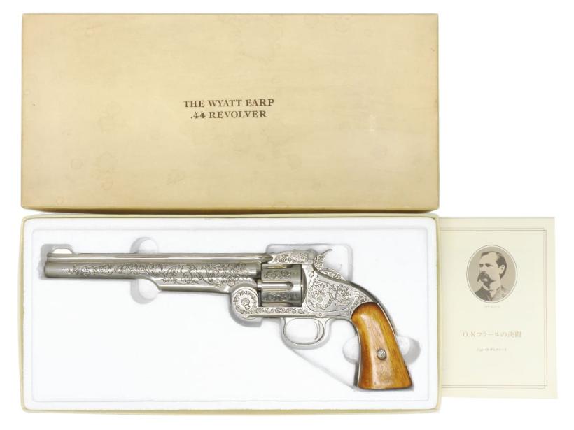 フランクリンミント] S&W Model 3 .44リボルバー ワイアットアープの銃