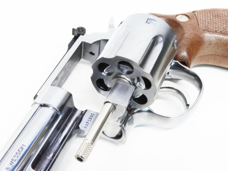 マルシン] S&W M686 4インチ プラグリップ シルバーABS 発火モデルガン