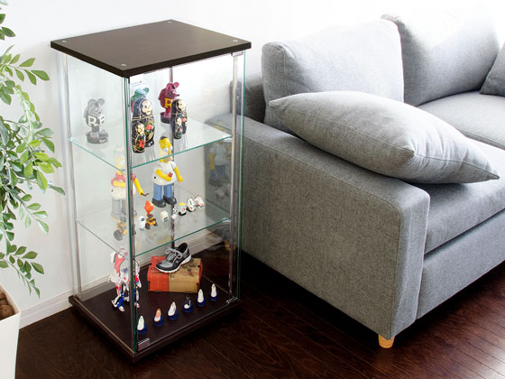 Alexis〔アレクシス〕4段背面ガラスタイプ通販 | 家具・インテリア通販