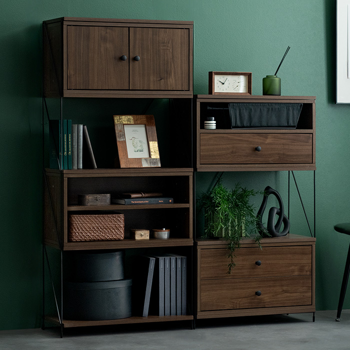 コネクトボックス Ezbo(イジボ) オープン棚・引き出しタイプ | 家具