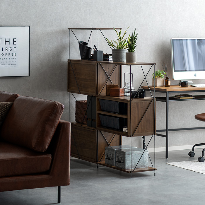 コネクトボックス Ezbo(イジボ) オープン可動棚タイプ | 家具