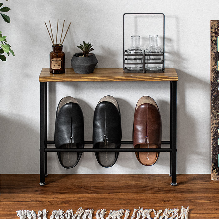 ヴィンテージウッドスリッパラック Lewis(ルイス) | 家具・インテリア