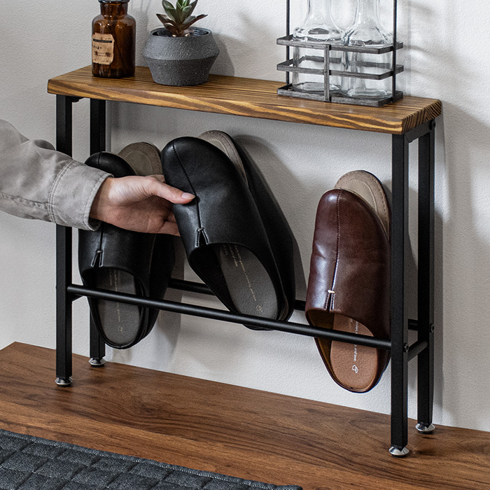 ヴィンテージウッドスリッパラック Lewis(ルイス) | 家具・インテリア