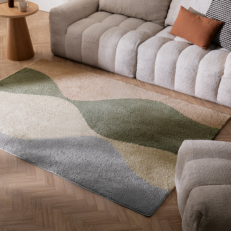 ウェーブ柄が際立つデザインラグ Flow(フロー) 140×200cm | 家具