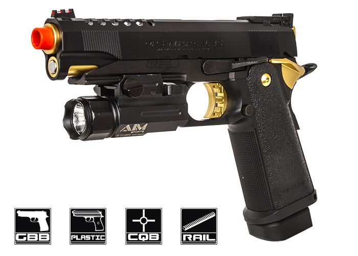 Tokyo Marui Hi-Capa 5.1 Gold Match GBB Airsoft Pistol