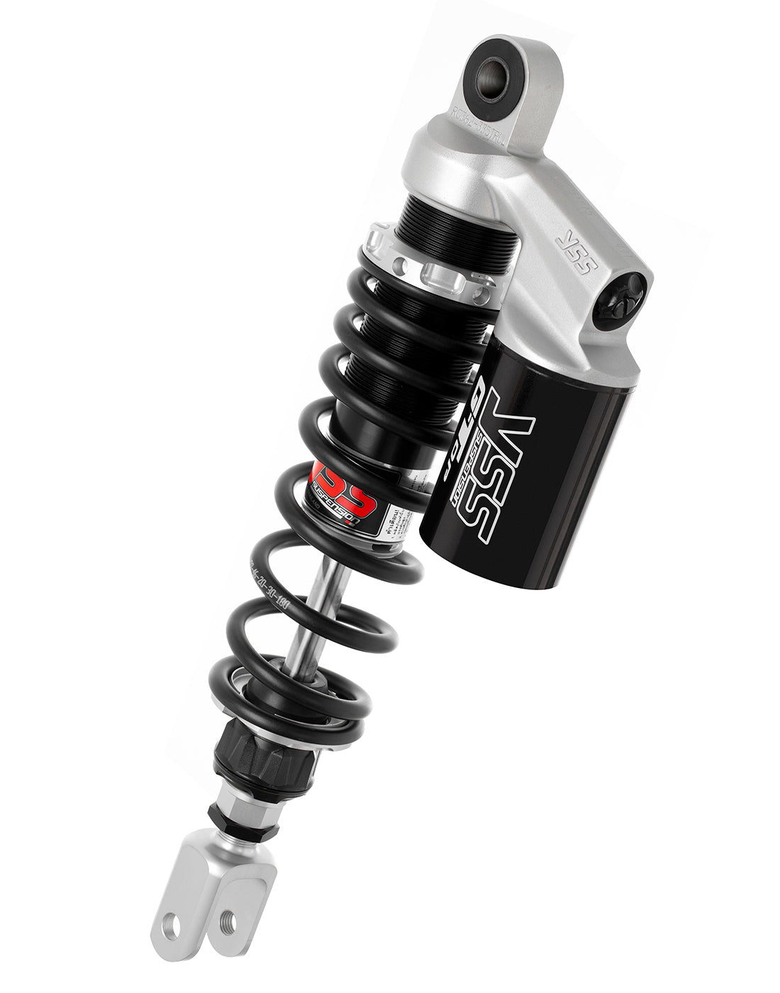 YSS G362-TRCL Reservoir Twin Shocks - Silver - Royal Enfield