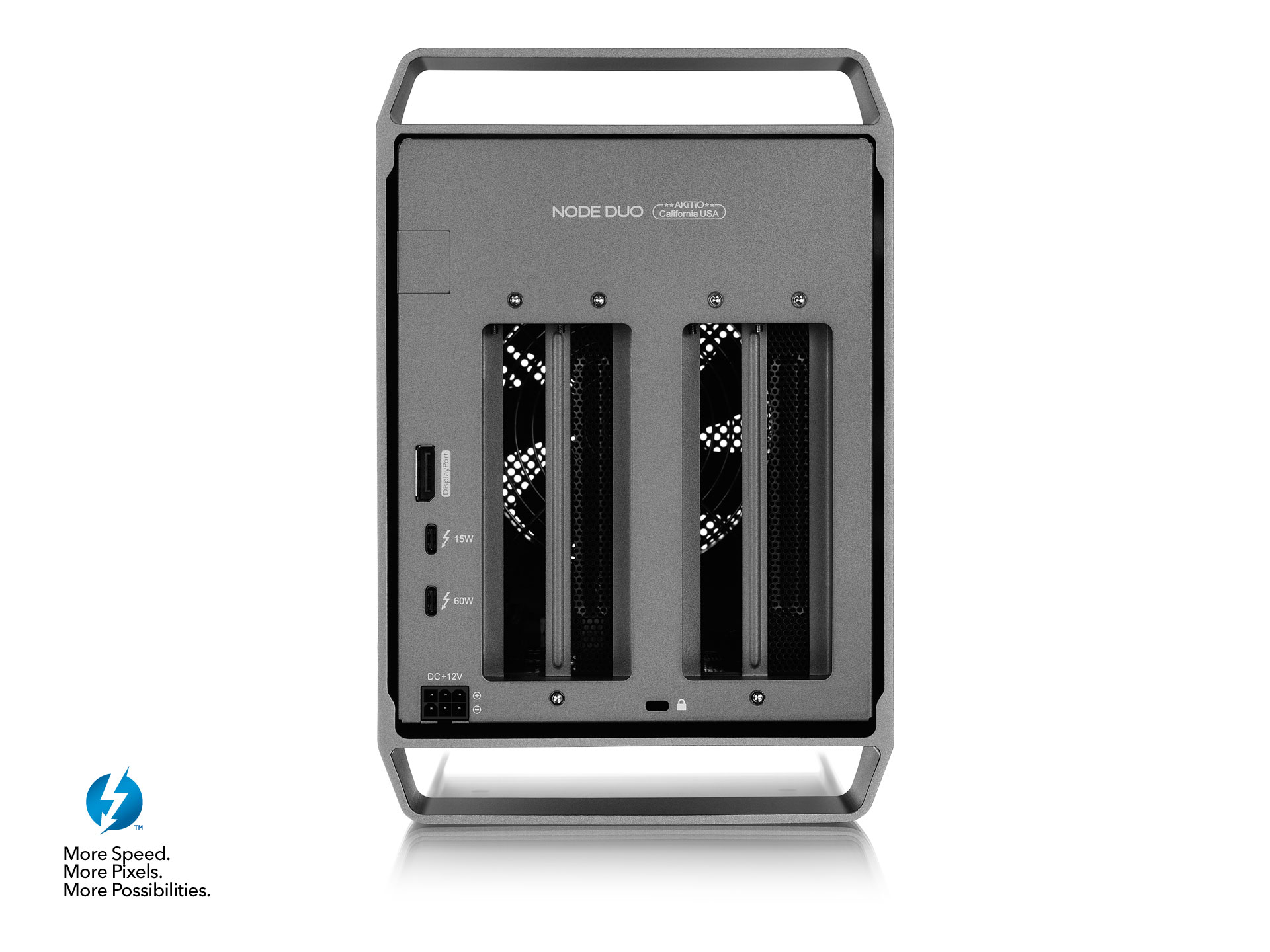 Node Duo - Thunderbolt 3 PCIe expansion chassis for 2 cards | AKiTiO