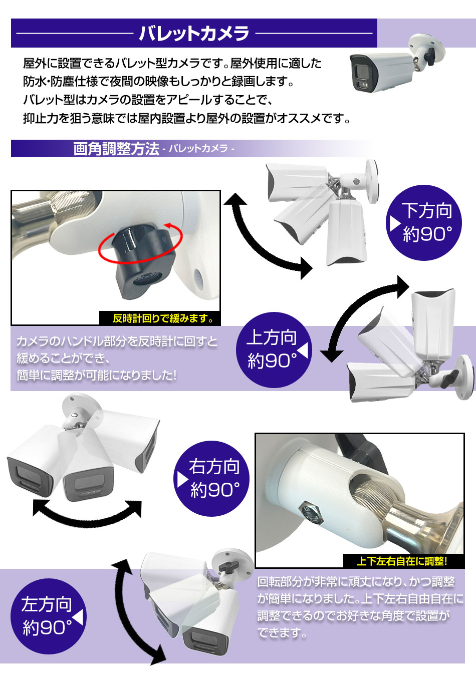 防犯カメラ 屋外 防水 AI人体検知 人感センサー ライト 屋外用 広角