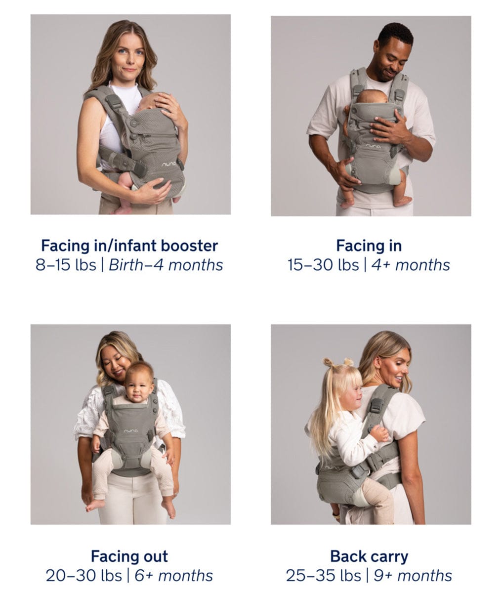 Nuna CUDL Clik 4 in 1 Baby Carrier - Denim – Albee Baby