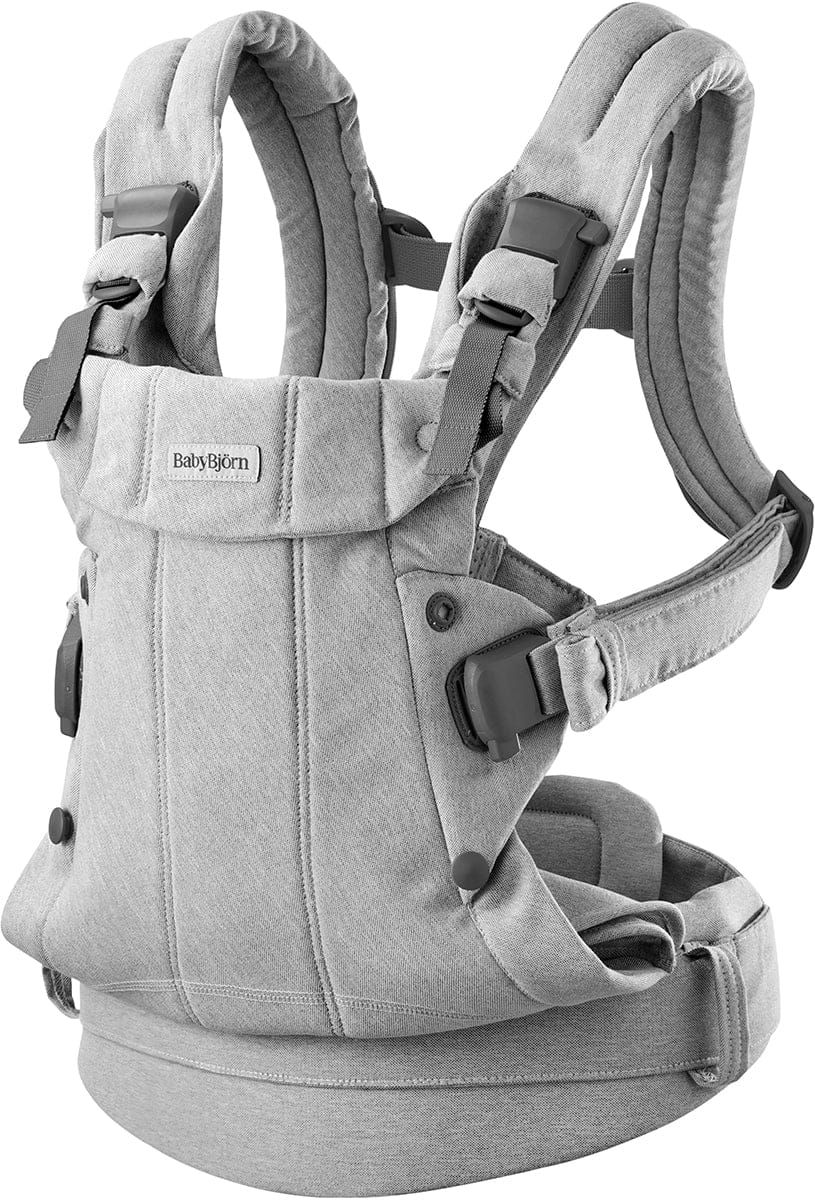 BabyBjörn Baby Carrier Harmony Woven Melange, Light Gray – Albee Baby