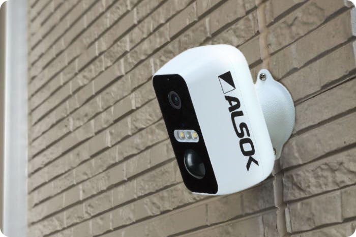 屋外用防犯カメラ（工事不要・ワイヤレス）｜HOME ALSOK Connect Eye