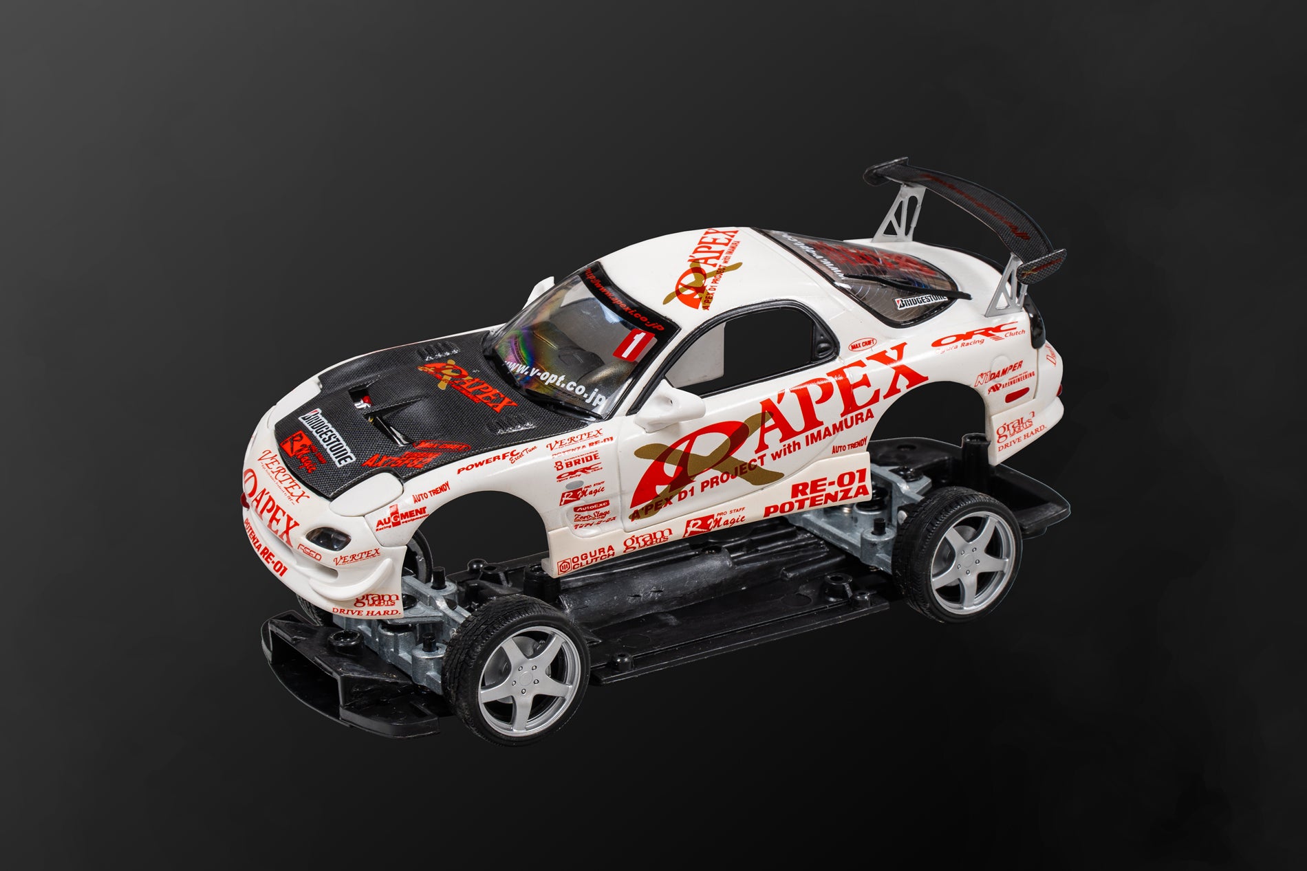 A'PEXi - RX-7 FD3S APEX D1GP Project - AUTO PRO SHOP 1/24 Scale