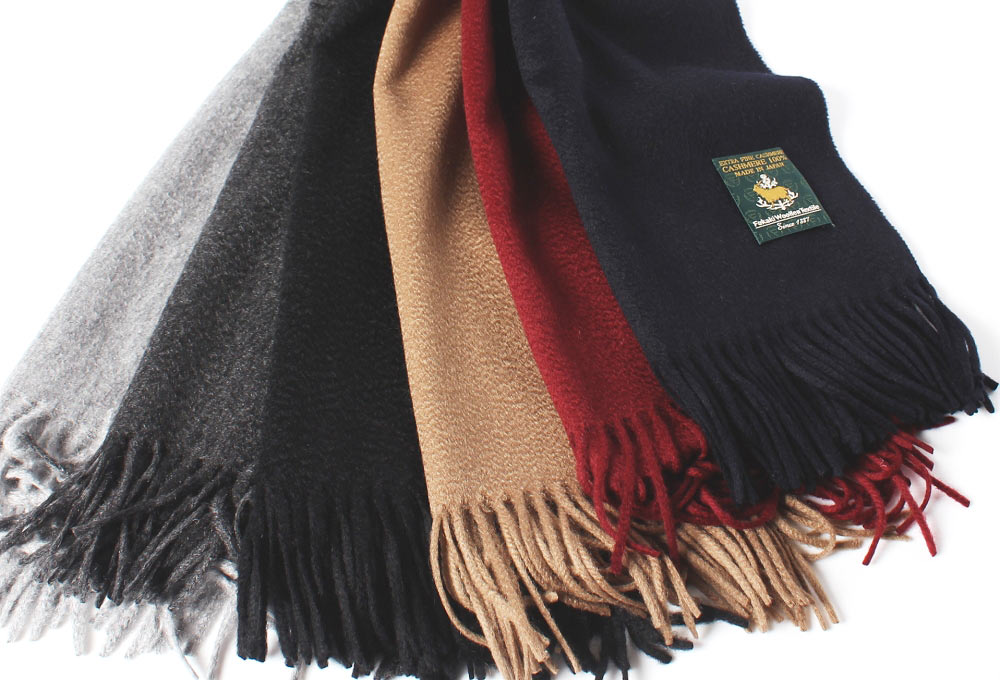 617 Cashmere Muffler -FUKAKI-[Apparel Products] FUKAKI/Yamamoto