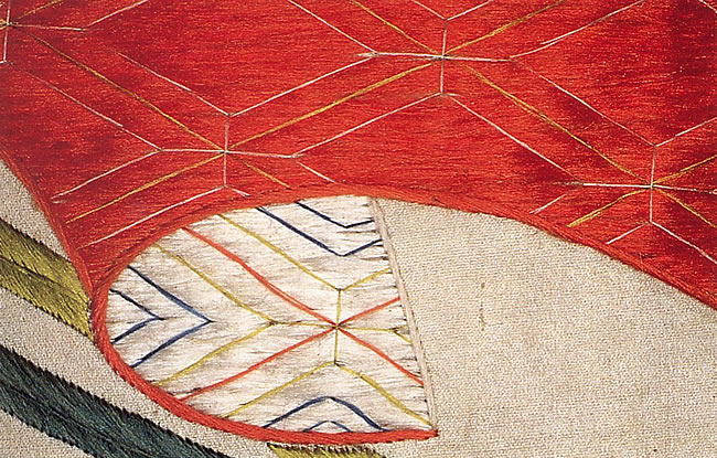 興福院所蔵刺繍掛袱紗 (掛ふくさ) (日本の染織): 紫紅社