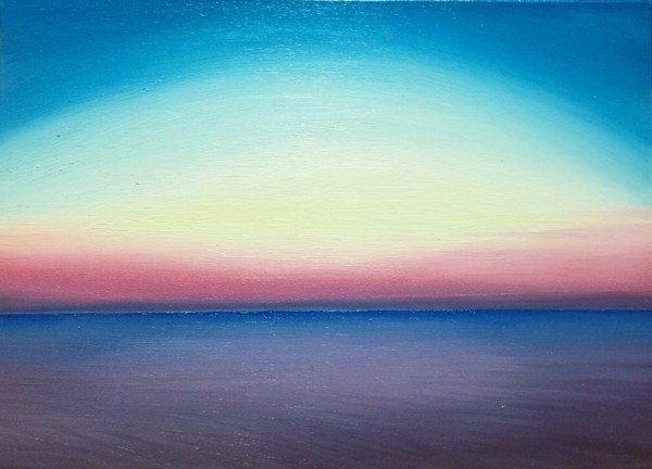 朝焼けの海 no.2」 by Lady｜Artmeter｜暮らしを彩るアートが、きっと