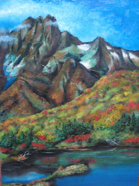 風景画#5 油彩画 15号 P15 油絵 風景画#5 油彩画 15号 P15 油絵の通販